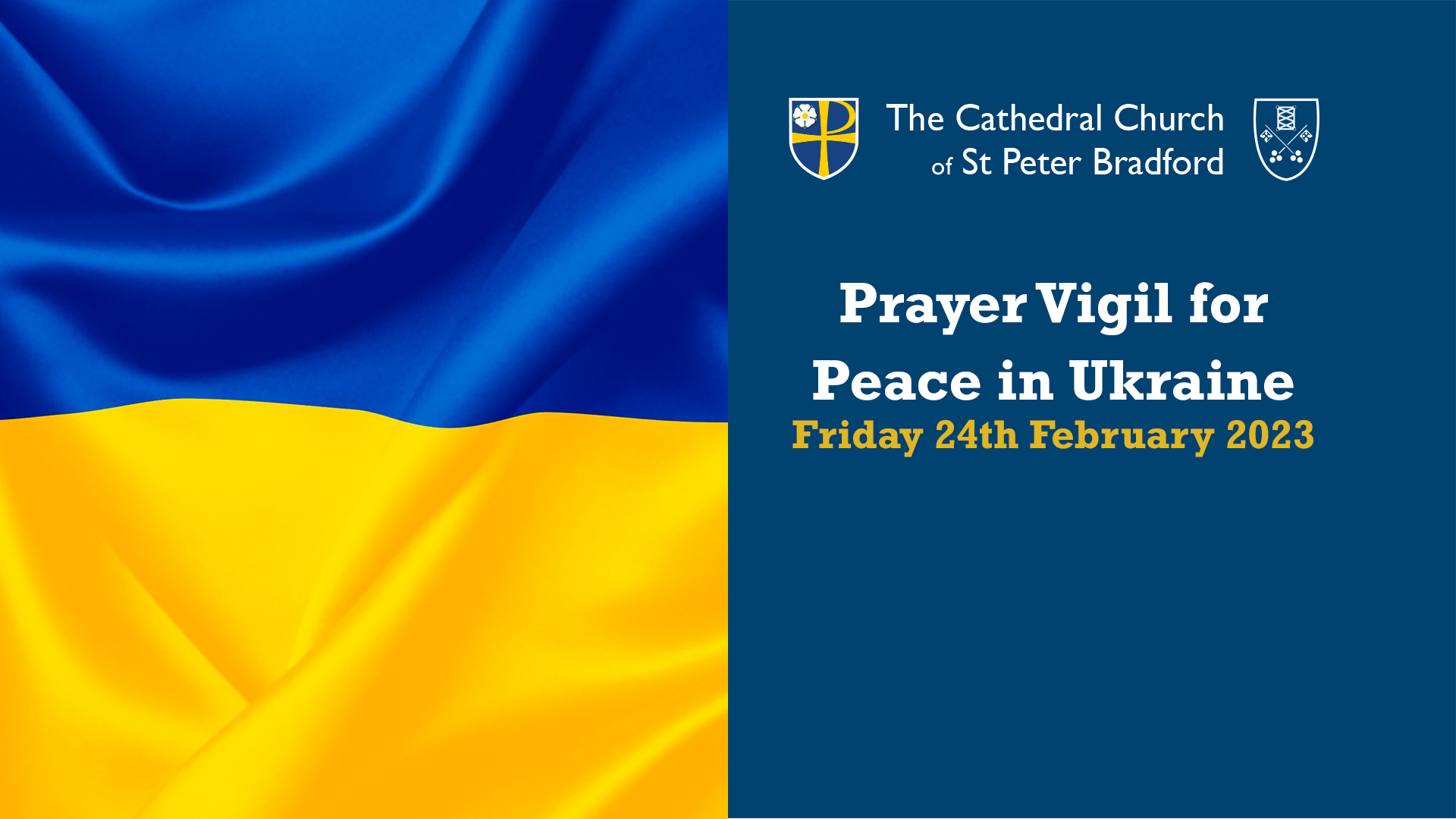 2023 02 24 Prayer Vigil For Peace In Ukraine Bradford Cathedral