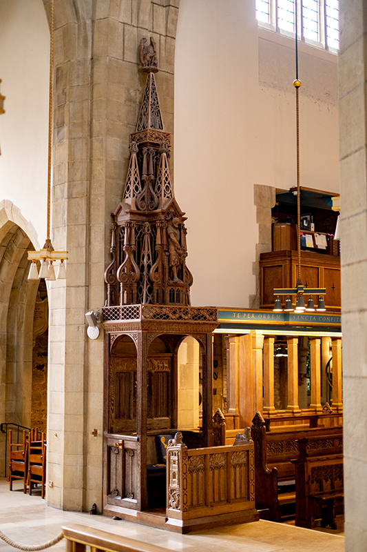 The Cathedra in Bradford Cathedral