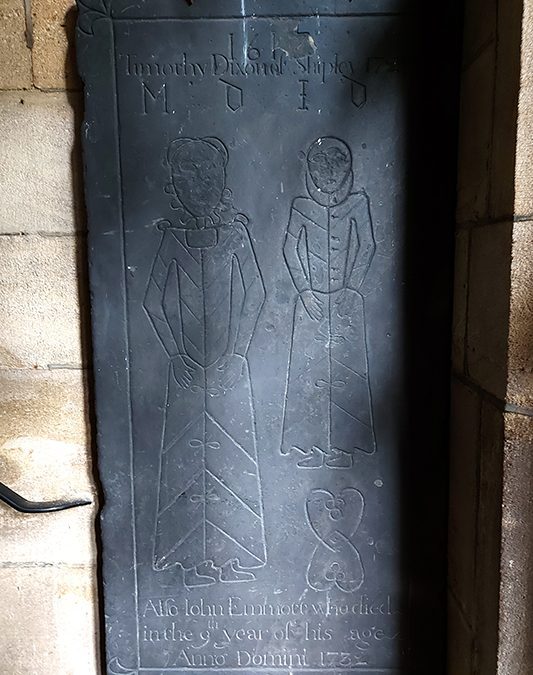 The Mystery Memorial in the South Porch of Bradford Cathedral