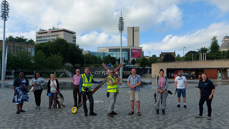 Bringing help and hope: Cross Walk ’21 arrives in Bradford as local Christians help pray for communities, as cities open up from the COVID pandemic