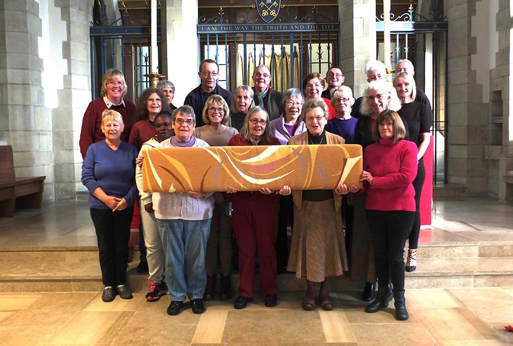 Stitchers at Bradford Cathedral 2019