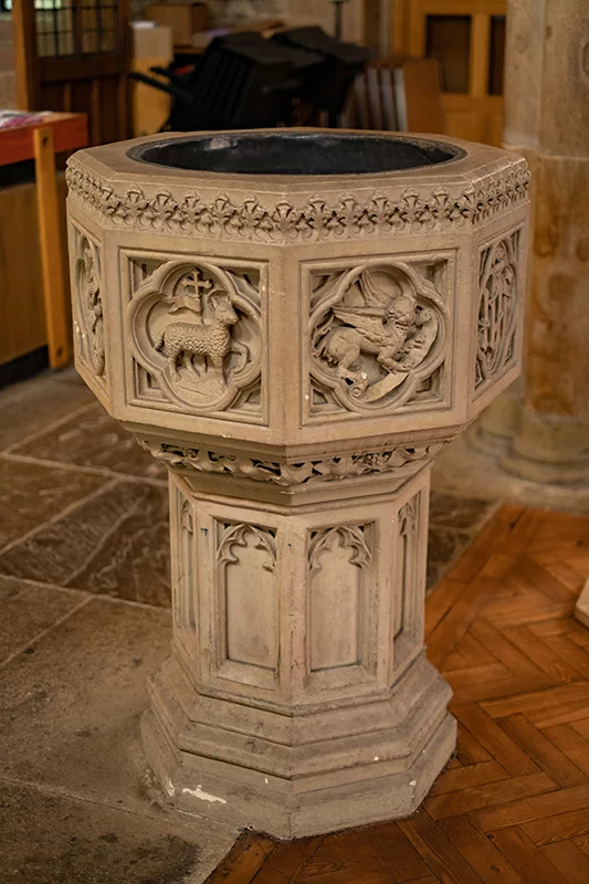 The Font in Bradford Cathedral