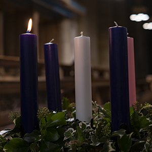Advent Sunday candles