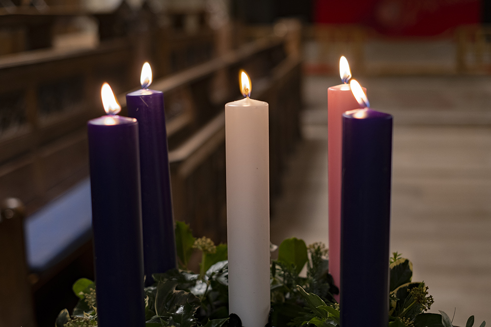 Christmas Day candles
