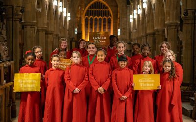 CathedralSing! returns as local pupils are given the ‘Golden ticket’ to join the Choir – and you can apply too!