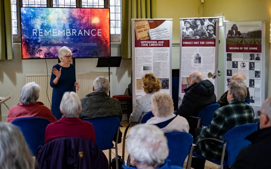 Tricia Restorick, president of the Bradford WW1 Group, was one of 2022’s guest speakers