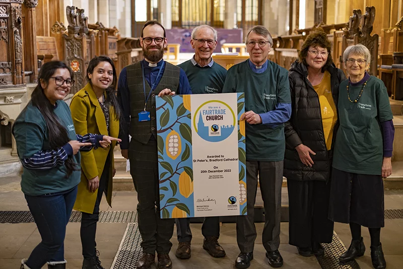 Bradford Cathedral awarded ‘Fairtrade Church’ status in recognition of its Fairtrade work