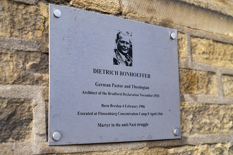Dietrich Bonhoeffer plaque