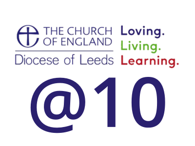 Leeds at 10 Logo.,