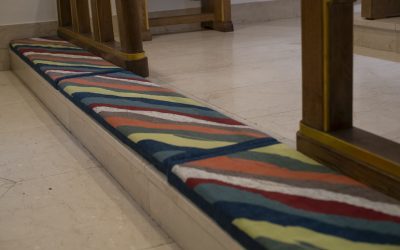 New kneelers created by Cathedral stitchers unveiled in St. Aidan’s Chapel