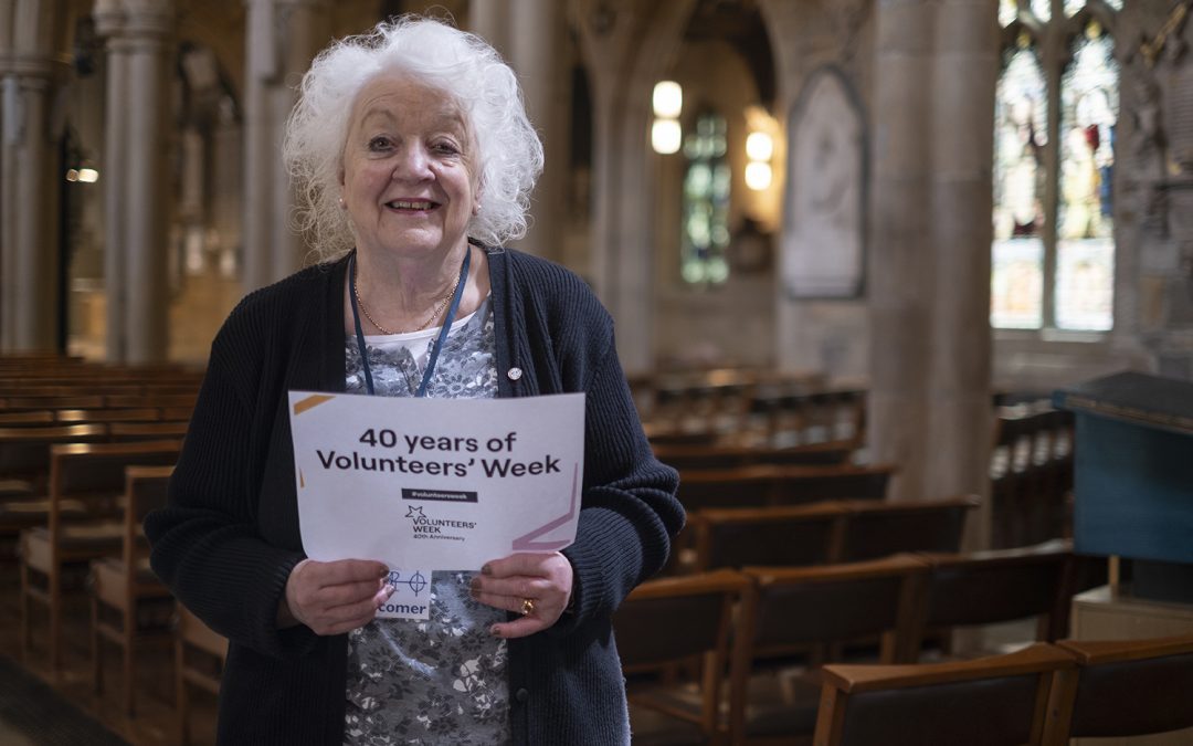 Volunteers' Week 2024 - Cyndy in the Cathedral