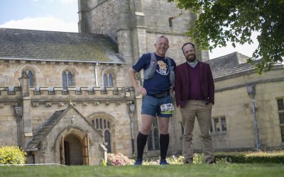 Ultramarathon runner comes to Bradford Cathedral as part of 2000-mile visit to all 42 English Cathedrals