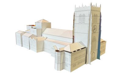 Meet Michael Scott, who is making a model of Bradford Cathedral as part of our Heritage Open Day 2024 event