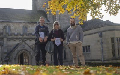 Pommie Pilgrims arrive at Bradford Cathedral as they near completion of their national fundraising pilgrimage