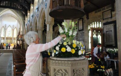 Easter Flowers at Bradford Cathedral